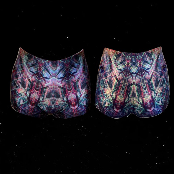 THE HEADSPACE - Spandex Shorts Trippy Lion - Picture 2 of 4